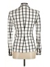 Express Checkered-gingham Ivory Blazer Size 6 - photo 2