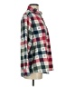 Unbranded Plaid Floral Burgundy Long Sleeve Button-Down Shirt Size S (estimated) - photo 4