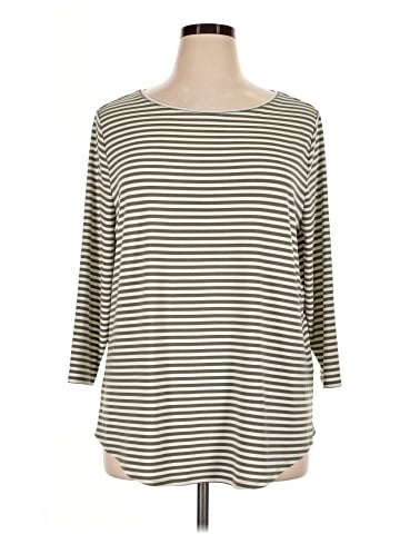 Chico's 3/4 Sleeve T-Shirt (view 1)