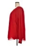 Naked Zebra 100% Polyester Color Block Red Long Sleeve Blouse Size 3X - photo 5