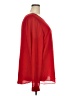 Naked Zebra 100% Polyester Color Block Red Long Sleeve Blouse Size 3X - photo 4