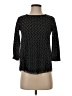 Anthropologie 100% Polyester Black 3/4 Sleeve Top Size XS - photo 1