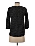 Anthropologie 100% Polyester Black 3/4 Sleeve Top Size XS - photo 2