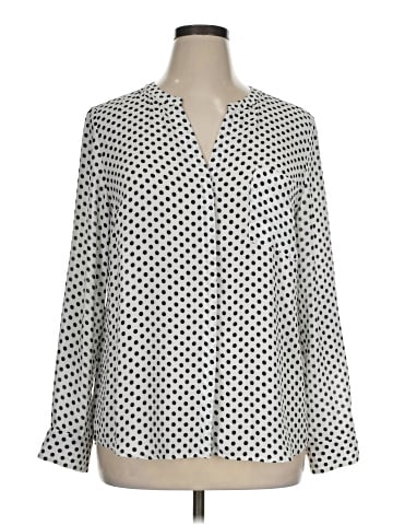 INC International Concepts Long Sleeve Blouse (view 1)