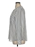 INC International Concepts 100% Polyester Polka Dots Silver Long Sleeve Blouse Size XL - photo 5