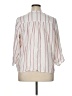 Splendid Stripes Pink 3/4 Sleeve Button-Down Shirt Size XL - photo 2
