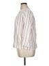Splendid Stripes Pink 3/4 Sleeve Button-Down Shirt Size XL - photo 5