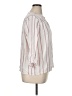 Splendid Stripes Pink 3/4 Sleeve Button-Down Shirt Size XL - photo 4