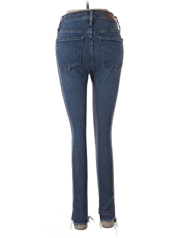 Madewell 10" High-Rise Skinny Jeans in Mackey Wash: Button-Front Edition (view 2)