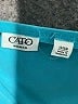 Cato Teal Sleeveless Blouse Size 14 - 16 - photo 7