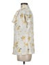 Pykettes Floral Yellow Sleeveless Button-Down Shirt Size M (estimated) - photo 5