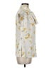 Pykettes Floral Yellow Sleeveless Button-Down Shirt Size M (estimated) - photo 4