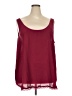 Torrid 100% Polyester Burgundy Sleeveless Blouse Size 3X Plus (3) - photo 1