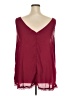 Torrid 100% Polyester Burgundy Sleeveless Blouse Size 3X Plus (3) - photo 2