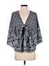 Mimi Chica 100% Polyester Blue 3/4 Sleeve Blouse Size M - photo 1