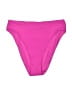 Becca Solid Pink Swimsuit Bottoms Size M - photo 1