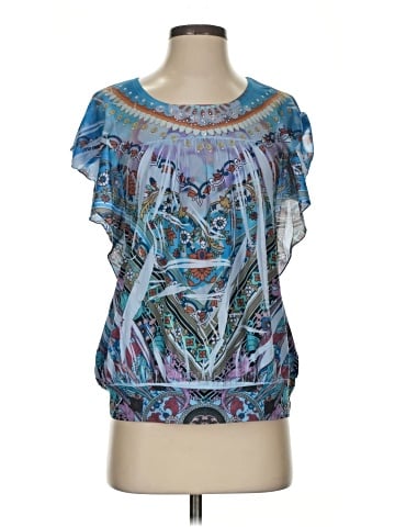 One World Short Sleeve Blouse (view 1)