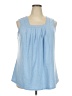 BLOOMCHIC Blue Sleeveless T-Shirt Size 18 - 20 - photo 1