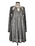 GB Metallic Silver Casual Dress Size S - photo 1