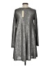 GB Metallic Silver Casual Dress Size S - photo 2