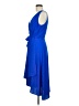 DKNY 100% Polyester Blue Cocktail Dress Size 8 - photo 5