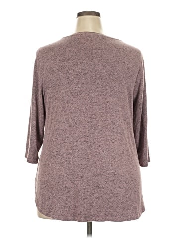 Lane Bryant 3/4 Sleeve T-Shirt (view 2)