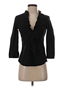 White House Black Market 3/4 Sleeve Blouse (view 1)