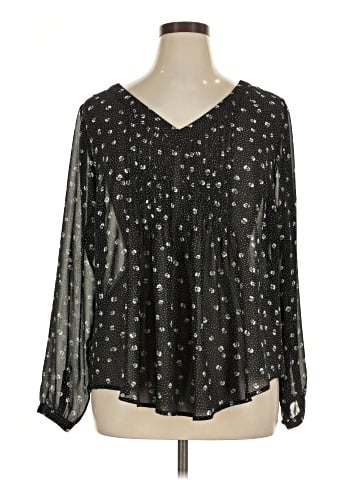 Torrid Long Sleeve Blouse (view 1)