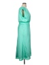 Ann Taylor 100% Polyester Solid Teal Casual Dress Size 14 - photo 4