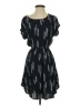 Final Touch 100% Rayon Chevron-herringbone Black Casual Dress Size S - photo 1