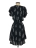 Final Touch 100% Rayon Chevron-herringbone Black Casual Dress Size S - photo 2