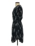 Final Touch 100% Rayon Chevron-herringbone Black Casual Dress Size S - photo 5