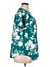 Torrid 100% Polyester Tropical Teal Short Sleeve Blouse Size 1X Plus (1) - photo 4