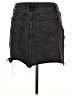 Forever 21 Plus Black Denim Skirt Size 0X - photo 2