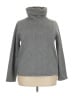 J.Crew Factory Store 100% Polyester Tweed Gray Turtleneck Sweater Size XXL - photo 1