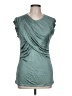 Ann Taylor 100% Rayon Teal Sleeveless Blouse Size L - photo 1
