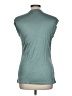 Ann Taylor 100% Rayon Teal Sleeveless Blouse Size L - photo 2