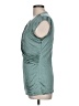 Ann Taylor 100% Rayon Teal Sleeveless Blouse Size L - photo 5