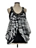 NY Collection 100% Polyester Silver Sleeveless Blouse Size L - photo 1