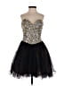 Terani Couture 100% Polyester Black Cocktail Dress Size 0 - photo 1