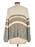 Good Hart Color Block Ivory Pullover Sweater Size L - photo 2