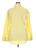 Unbranded Stripes Yellow 3/4 Sleeve Button-Down Shirt Size 2XL - photo 2