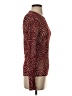 J.Crew 100% Polyester Red Long Sleeve Top Size S - photo 4