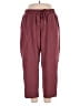 Mondetta Solid Burgundy Casual Pants Size XXL - photo 1