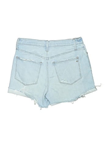Madewell High-Rise Denim Shorts in Posey Wash (view 2)