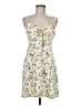 No Boundaries 100% Polyester Floral White Casual Dress Size 7 - 9 - photo 1