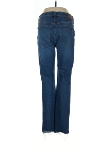 Madewell Mid-Rise Stovepipe Jeans in Harsdale Wash: Raw-Hem Edition (view 2)