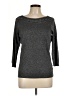 Worthington Metallic Gray Pullover Sweater Size L - photo 1