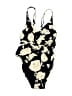 Sanctuary Floral Black One Piece Swimsuit Size S - photo 1