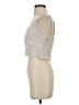 Sienna Sky Silver Sleeveless Top Size S - photo 5